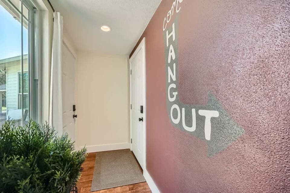 A welcoming entry gets your stay off on the right foot!