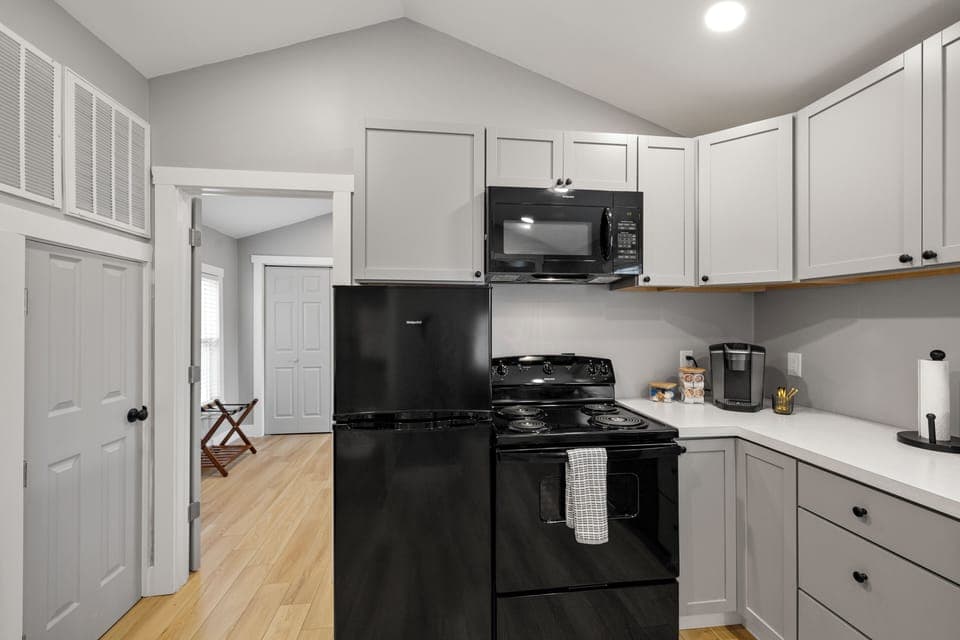 Open layout, open snacks — your crew will love hanging out here.