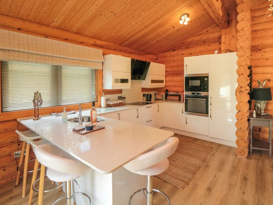 Fridge, dishwasher, electric kettle, toaster