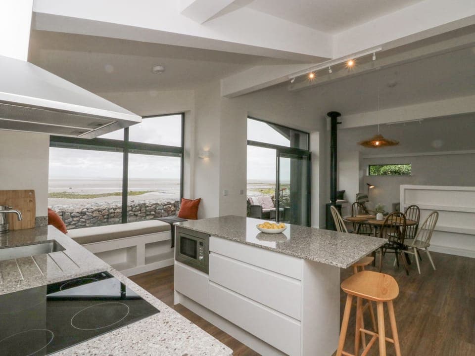 Fridge, dishwasher, electric kettle, toaster