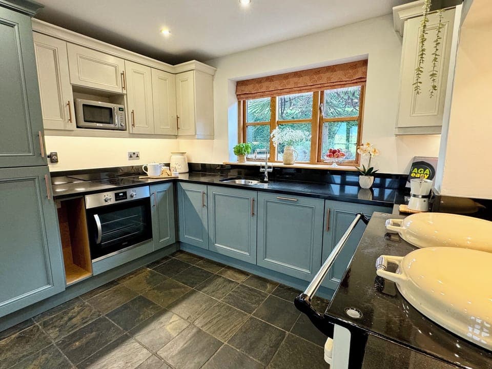 Fridge, dishwasher, electric kettle, toaster