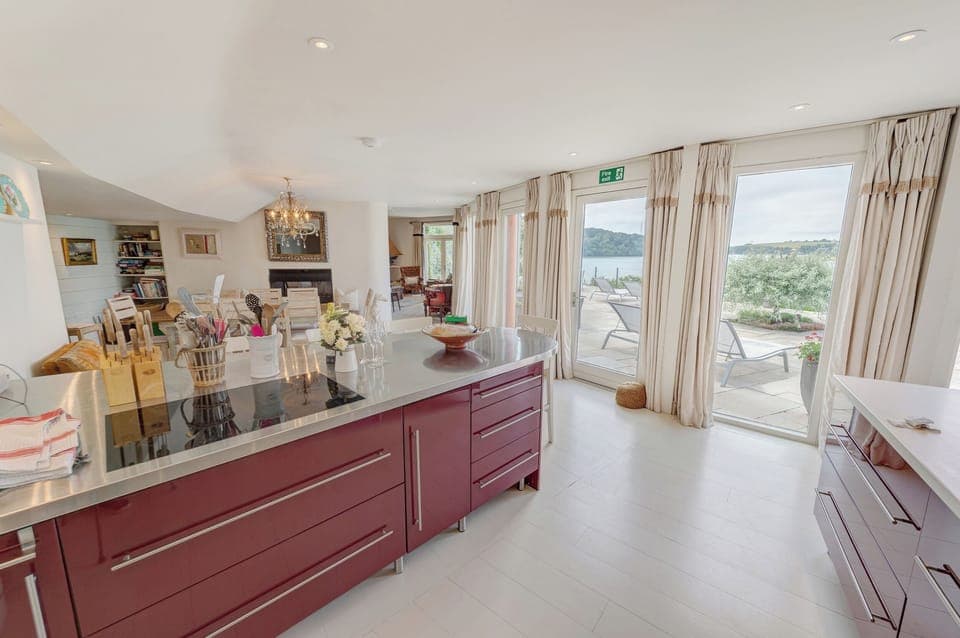 Fridge, dishwasher, electric kettle, toaster