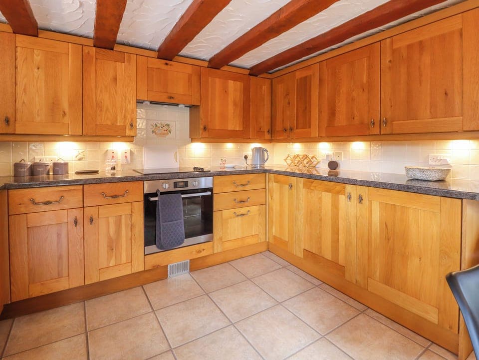 Fridge, dishwasher, electric kettle, toaster