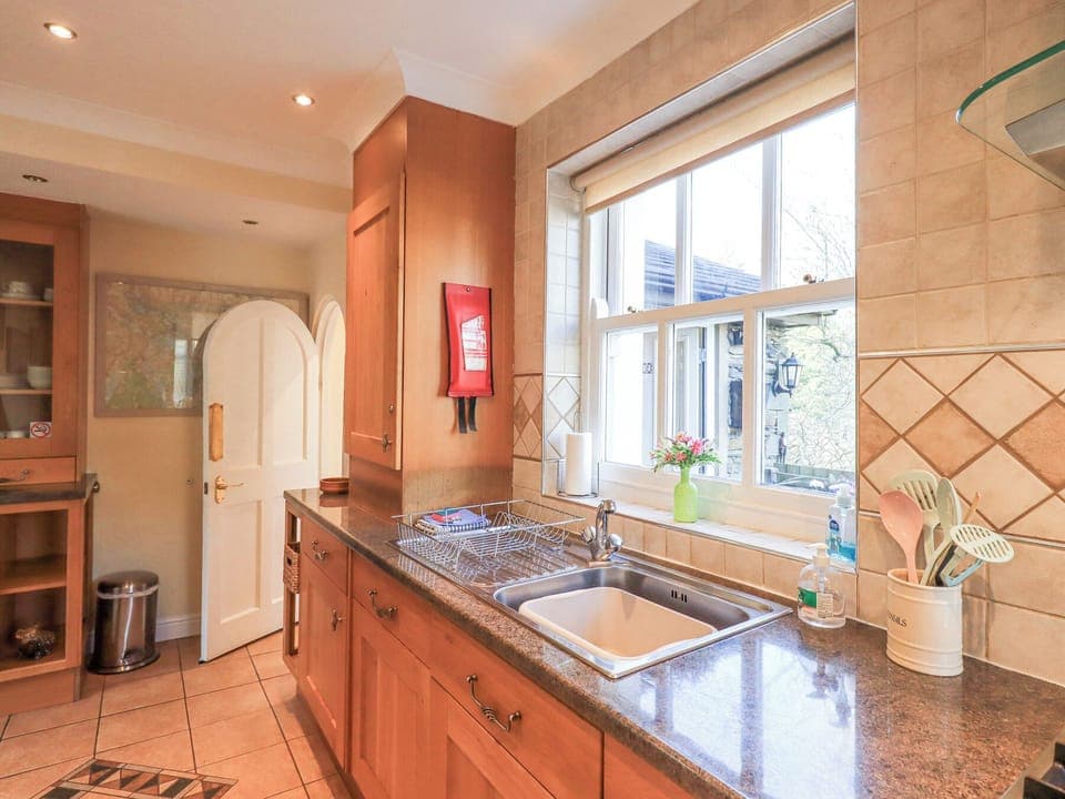 Fridge, dishwasher, electric kettle, toaster