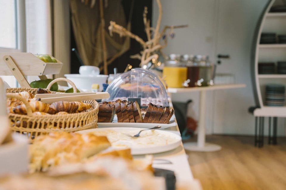 Daily buffet breakfast (EUR 14.50 per person)