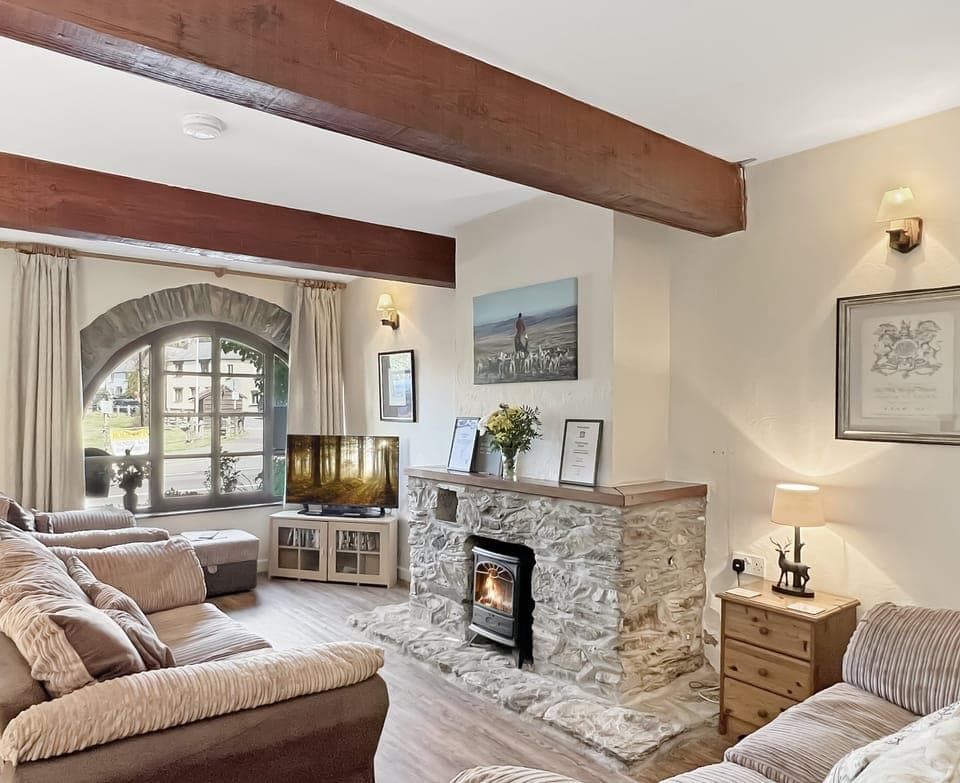 The Old Forge Living Room, overlooking the village green