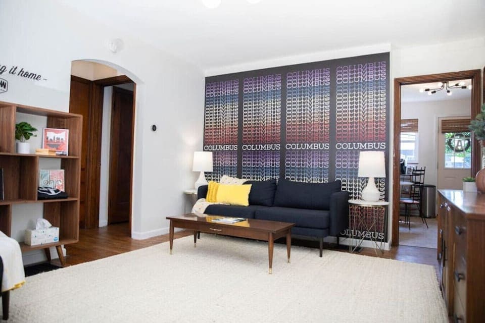 How about this for a Instagram selfie wall?! We collaborated with local graphic designer, D&W Elements to create a one-of-a-kind home!