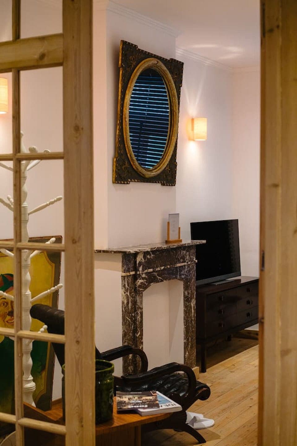 Spacious suite with dining table and connected rooms