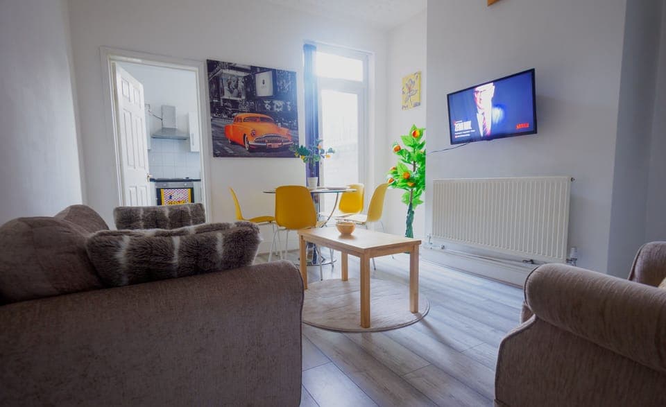 Comfort Double Room, Harbor View | Living area | Flat-screen TV