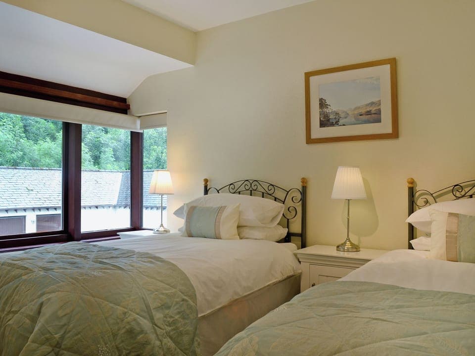 Twin bedroom | Storrs Retreat, near Bowness on Windermere
