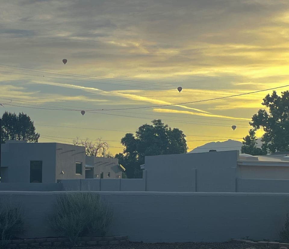 Balloons on a random spring morning