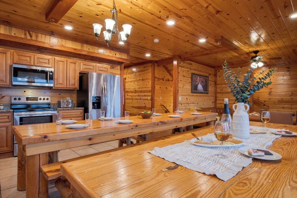 Two dining tables.