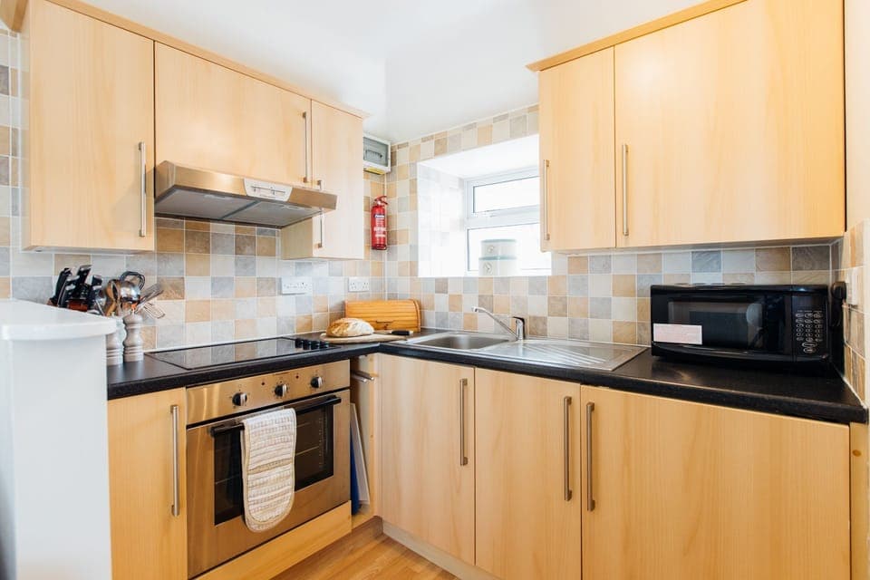The Hayloft kitchen at Trevalgan Farm Holidays