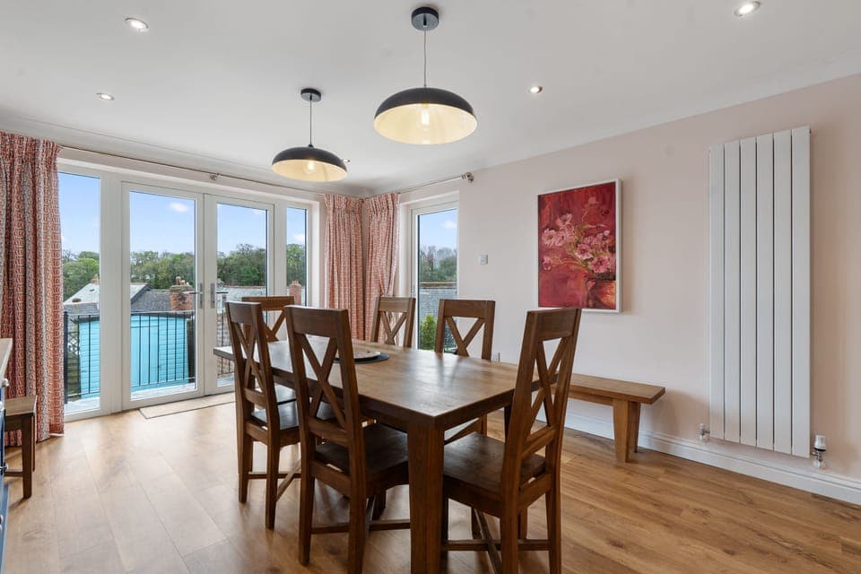 Dining Table at Trenaton, Holiday Home , Padstow Town, Cornwall