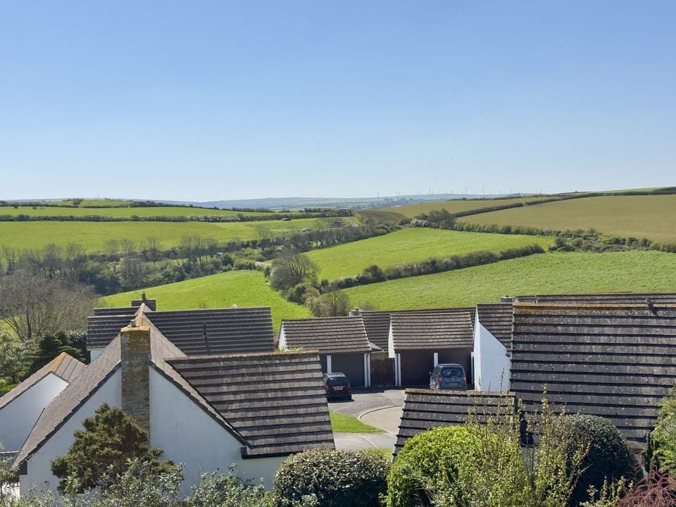 View from upstairs at Setters Rest Holiday Cottage, Padstow, North Cornwall