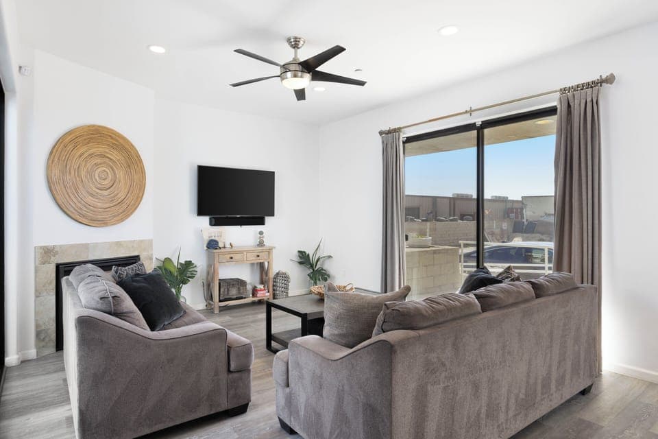 Bright and airy living room.