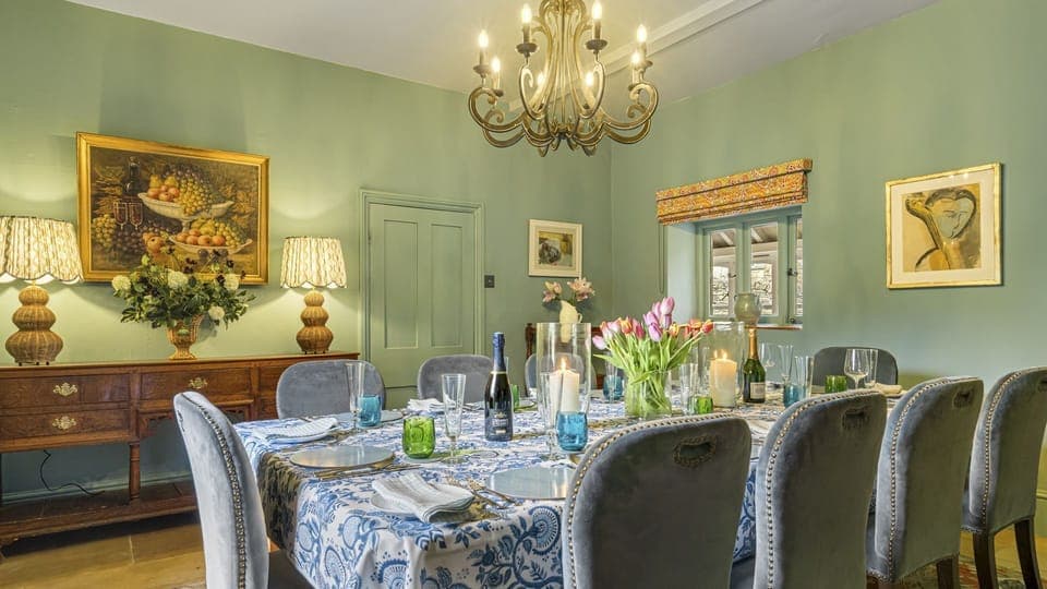 Set the table ready for a feast.