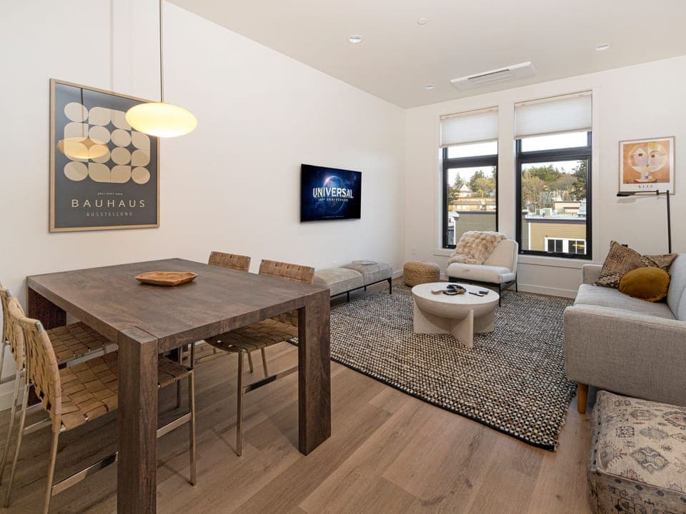 Haven 303- View of downtown Friday Harbor and waterview of Brown Island