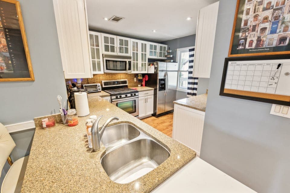 Indoors, Kitchen, Floor, Flooring, Sink