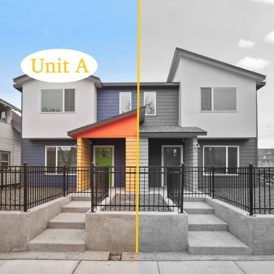 Unit A from the street