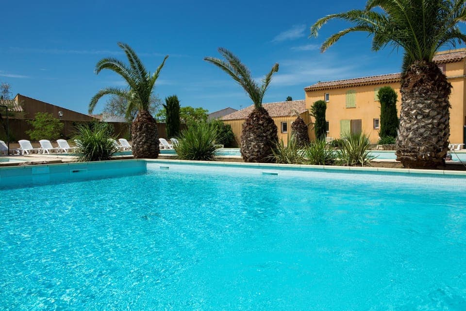 Take in gorgeous views while lounging around the on-site outdoor pool.