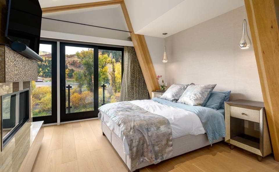 Primary bedroom suite located on the second floor.