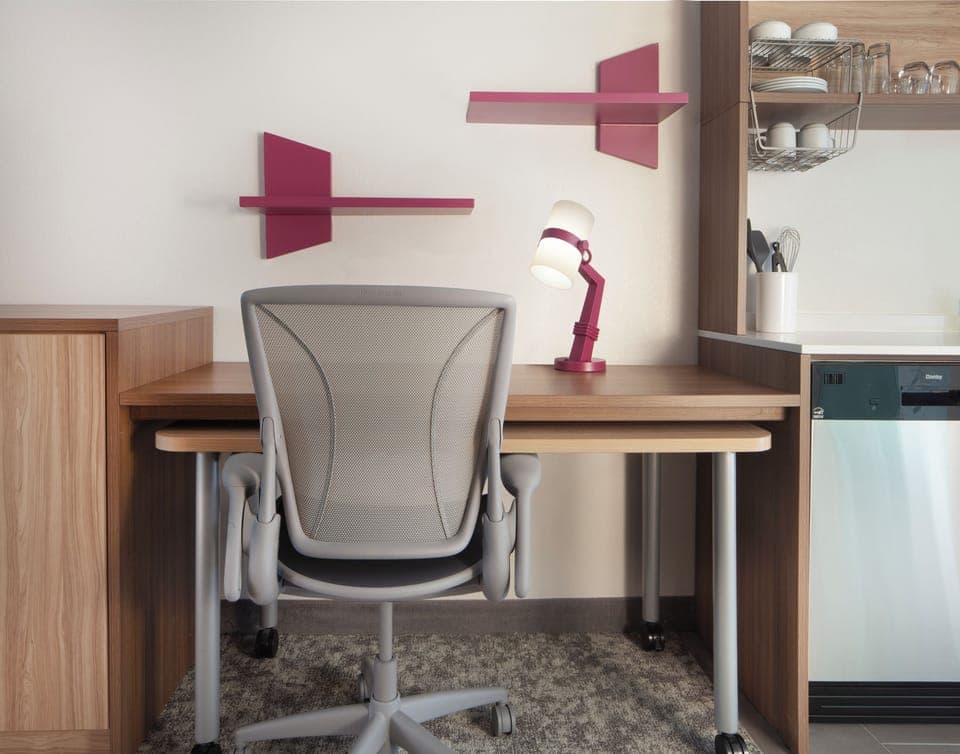 Desk, blackout drapes, iron/ironing board, free WiFi