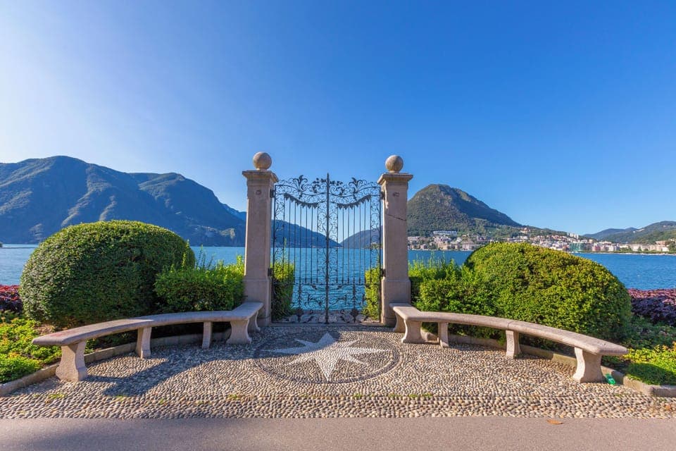 The iconic gate at Ciani Park