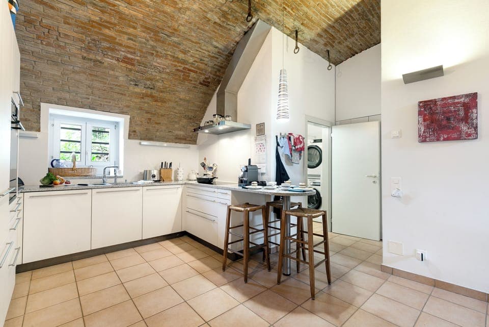 Standard House, Multiple Bedrooms, Lakeside (Mica Aurea Morcote) | Private kitchen | Fridge, oven, stovetop, dishwasher