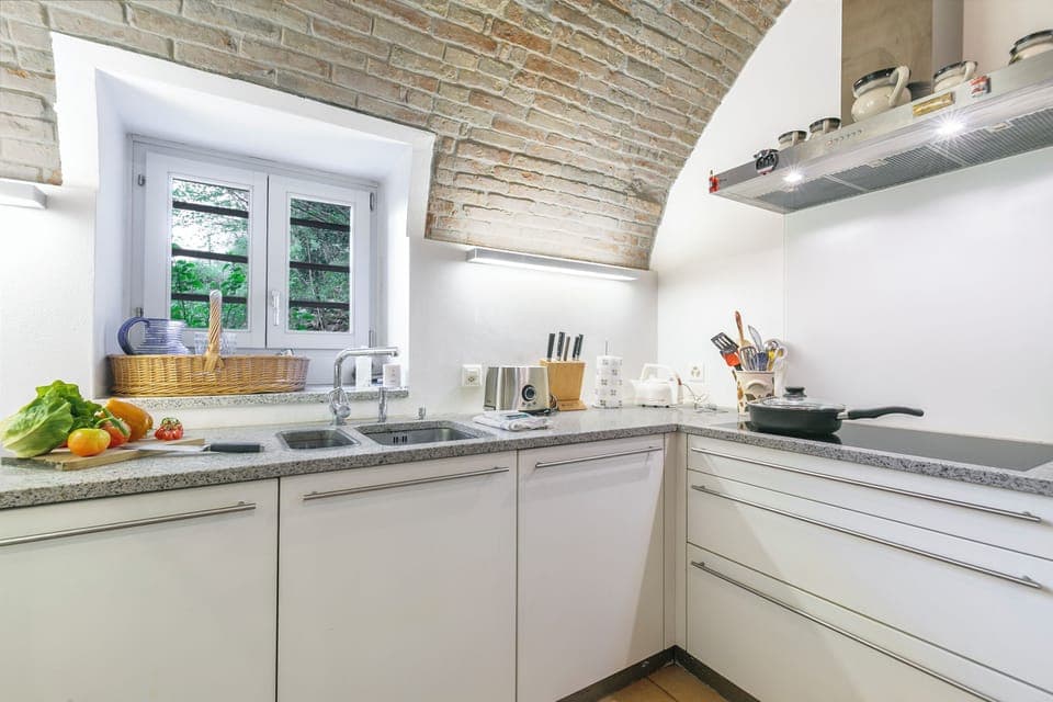 Standard House, Multiple Bedrooms, Lakeside (Mica Aurea Morcote) | Private kitchen | Fridge, oven, stovetop, dishwasher