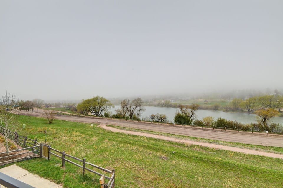 Even on a foggy day Palmer Lake is stunning!