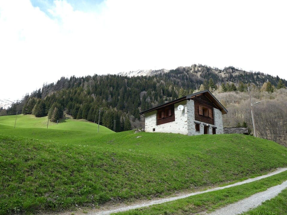 Grass, House, Home, Cottage, Landscape, Roof, Rural Area, Highland, Hill, Land Lot