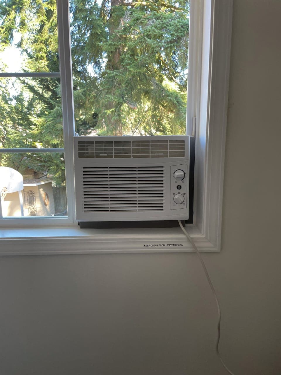 Air conditioning throughout house provided June-September months