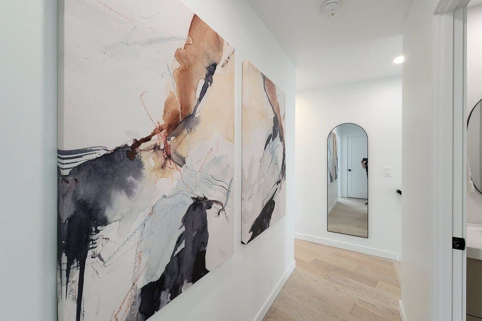 Beautiful artwork found throughout!