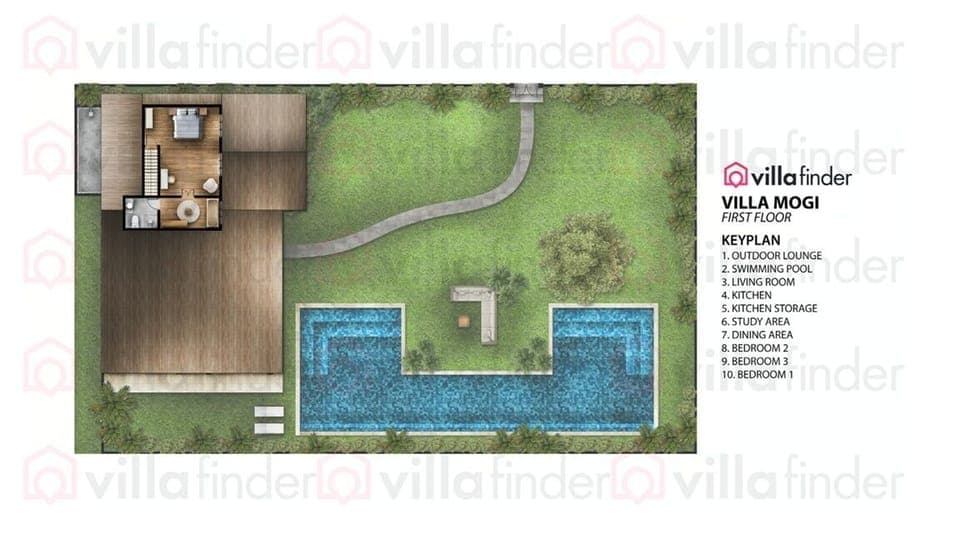 Villa, Garden View | Floor plan