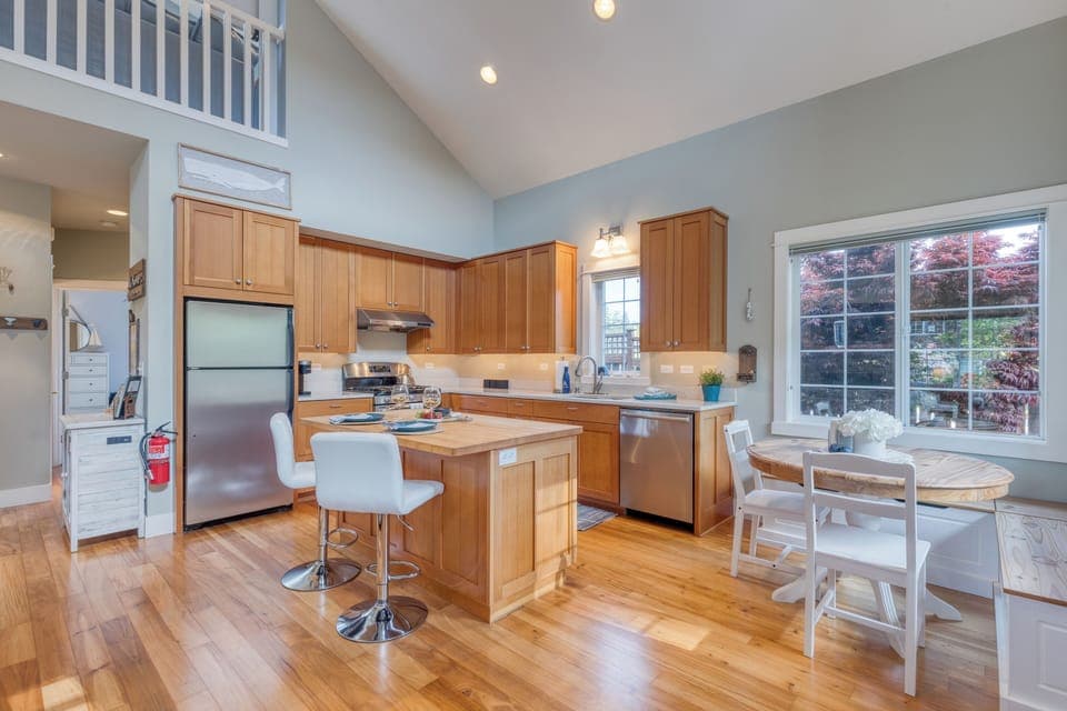 Bright and airy interior with inviting natural light.