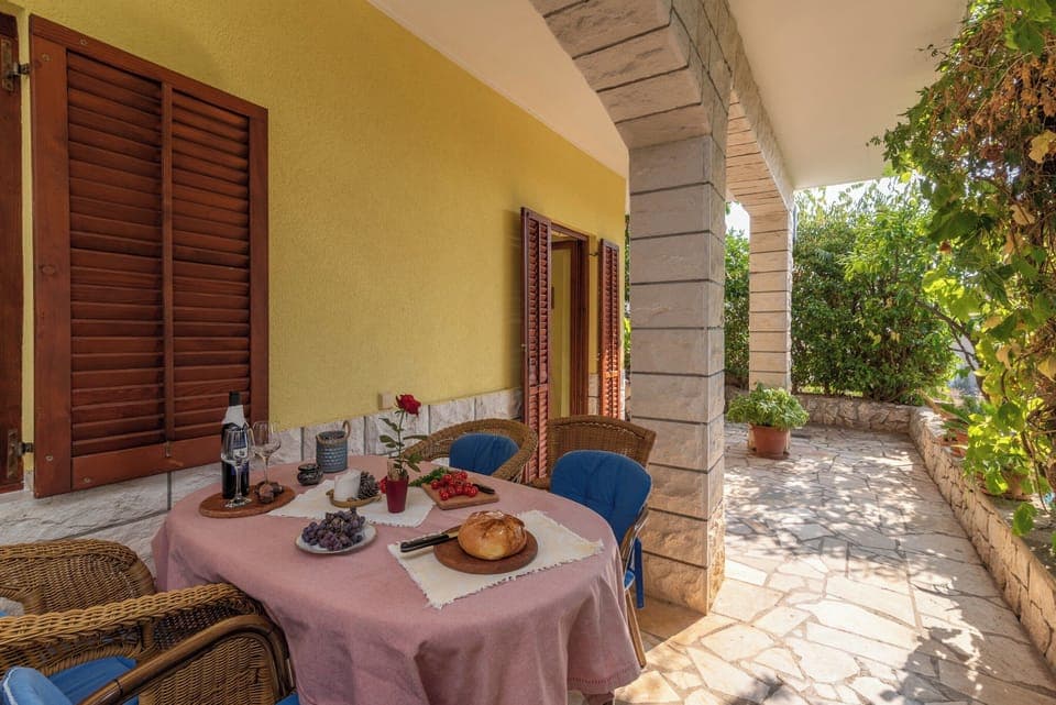 Terrace with outdoor dining area