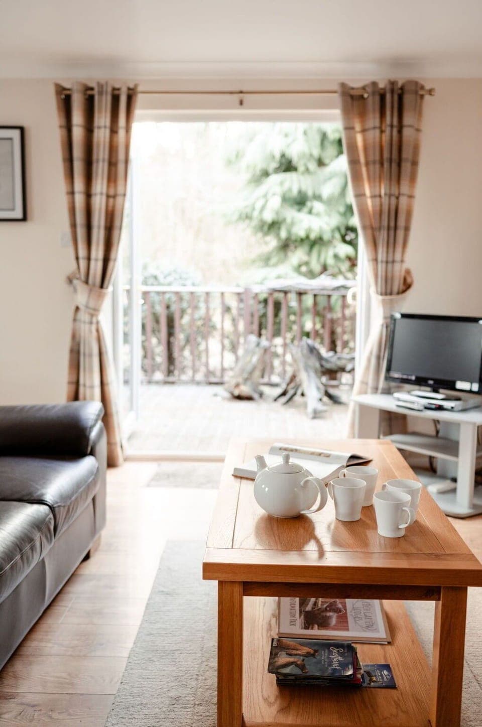 Furniture, Interior Design, Wood, Flooring, Floor, Room, Textile, Living Room, Couch, Lighting