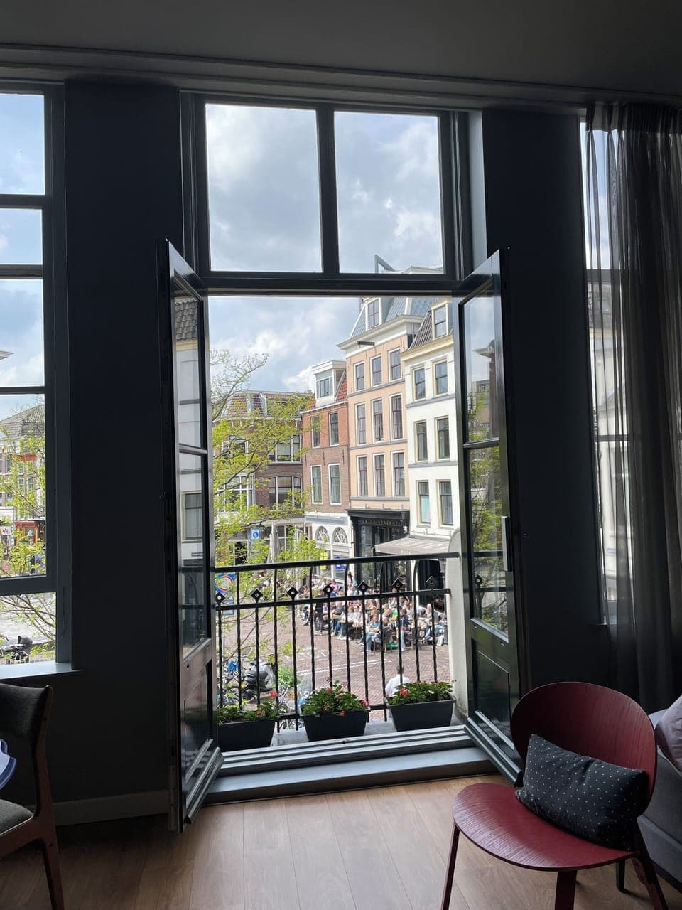 Deluxe Double Room, Balcony, City View | Street view