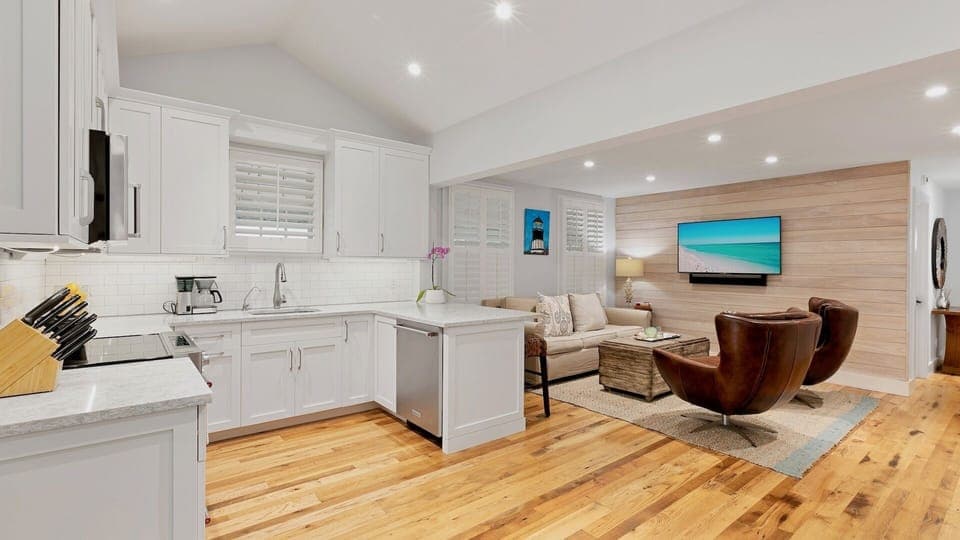 The kitchen is fully stocked with everything you'll need...