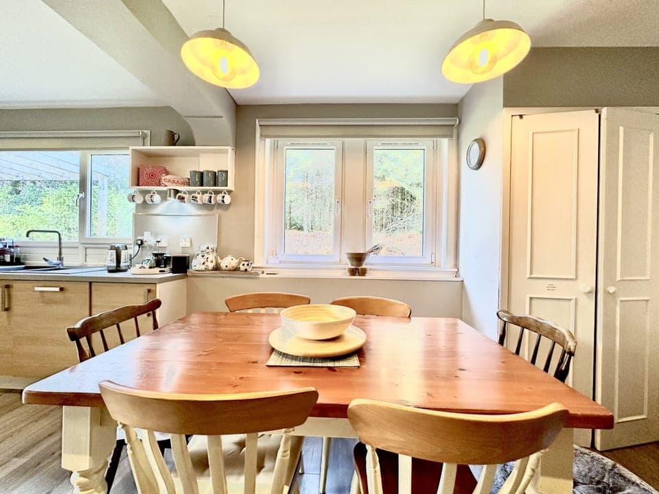 Dining area in the kitchen