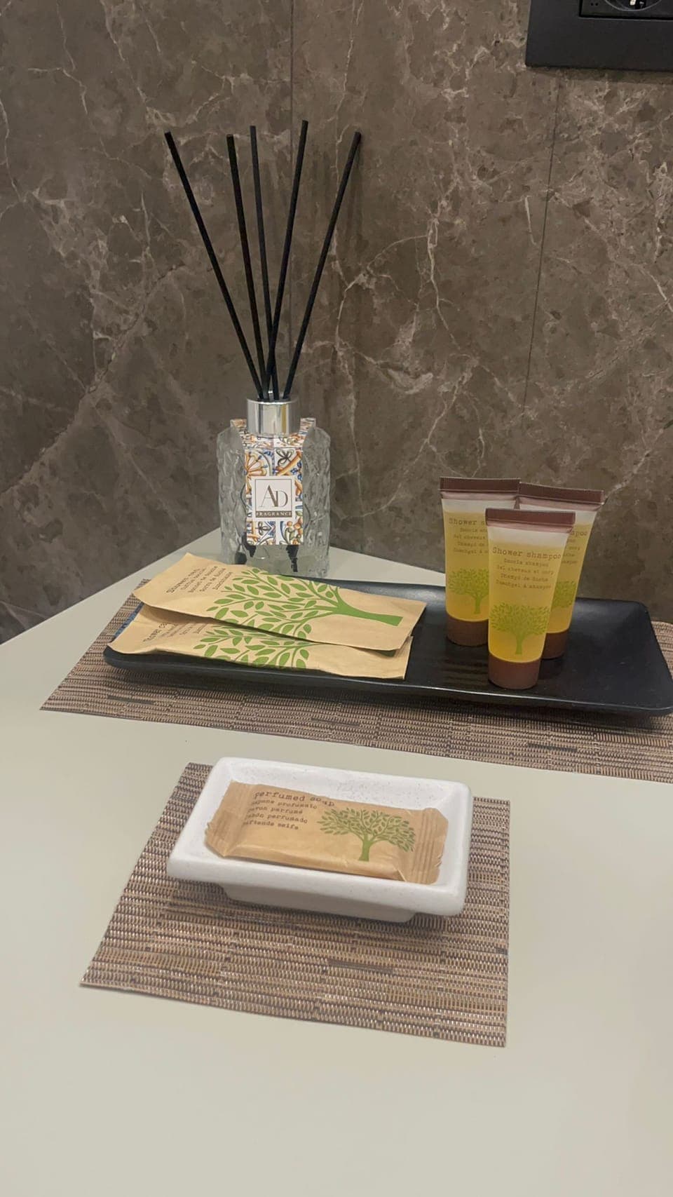 Deluxe Townhome | Bathroom | Shower, hair dryer, soap, shampoo