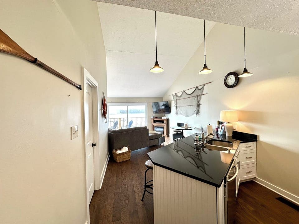 Kitchen and Living room