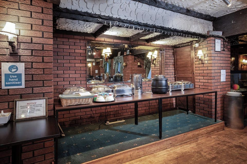 Daily English breakfast (GBP 7 per person)