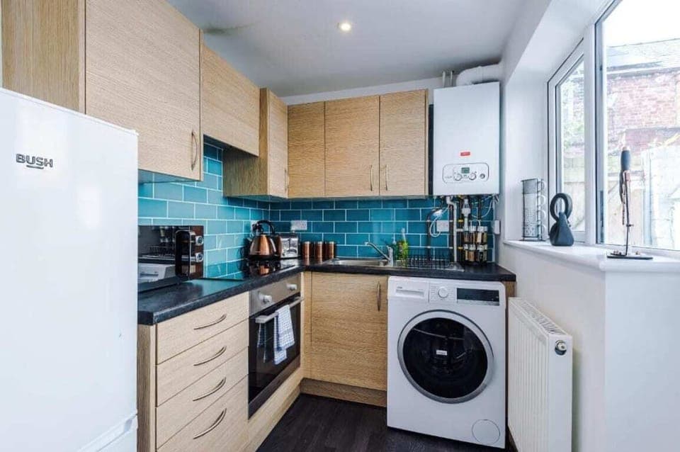 The property includes a modern kitchen, which is fully equipped with all you need to cook during your stay.