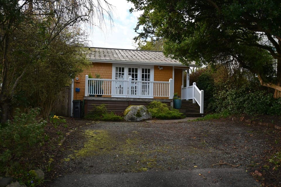 Driveway with two off street parking spots