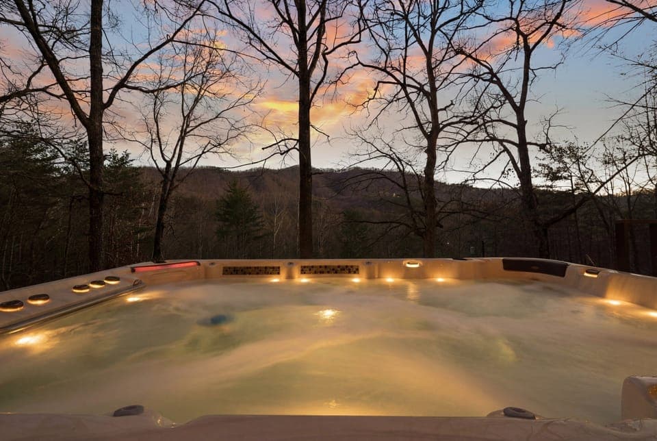Your personal mountain spa moment.