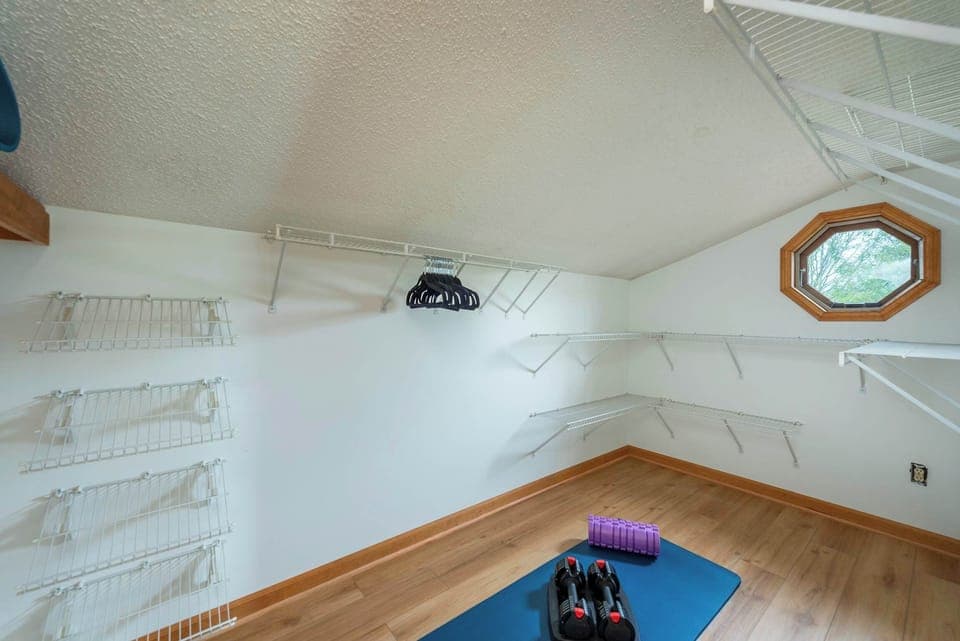 No need to live out of a suitcase—enjoy the convenience of a large closet during your stay.

