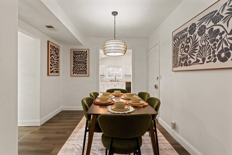 Elegant dining space