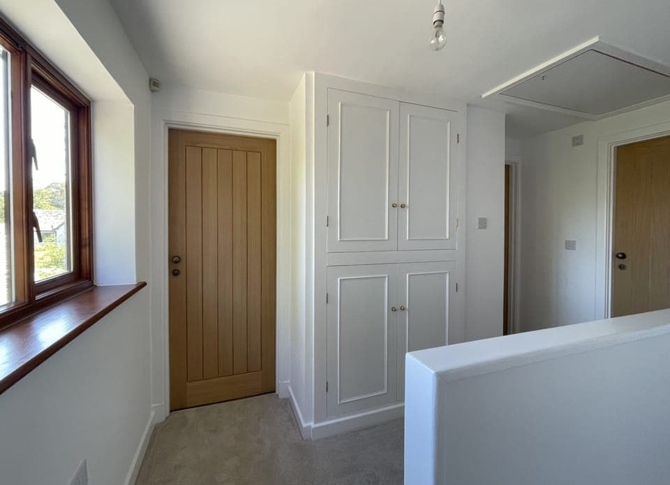 The landing leads to the 3 bedrooms and bathroom